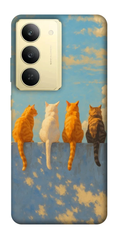 Чехол на Realme 14x cats on wall фото 1 Чехол на Realme 14x cats on wall фото 1 из 1