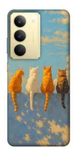 Чехол на Realme 14x cats on wall фото 1 Чехол на Realme 14x cats on wall фото 1 из 1