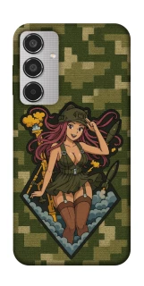 Чохол на Samsung Galaxy M35 Military Waifu фото 1 з 1