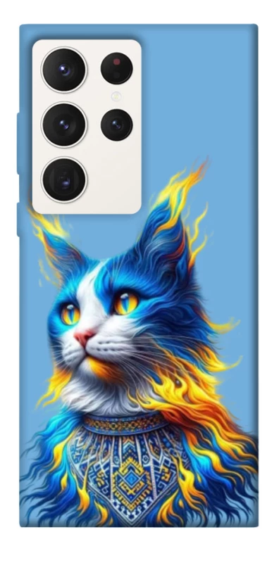 Чехол на Samsung Galaxy S23 Ultra Кот патриот фото 1 из 1