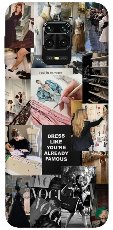 Чехол на Xiaomi Redmi Note 9s / Note 9 Pro / Note 9 Pro Max Fashion collage ver.11 фото 1 из 1