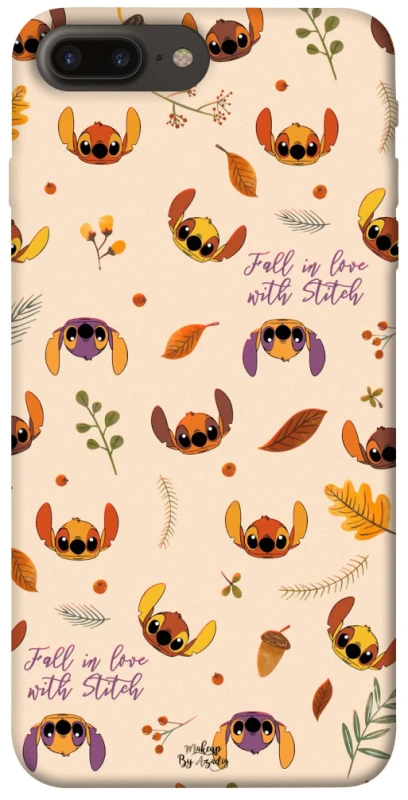Чохол на Apple iPhone 7 plus / 8 plus Fall in love with Stitch фото 1 з 1