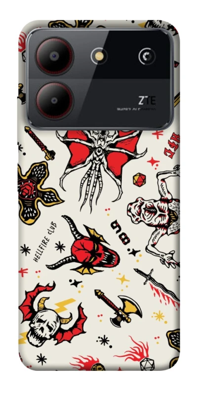 Чохол на ZTE Blade A54 4G Stranger Things ver.2 фото 1 з 1