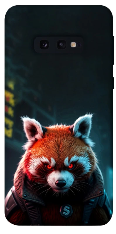 Чохол на Samsung Galaxy S10e Cyber Red Panda фото 1 з 1