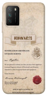 Чохол на Xiaomi Poco M3 The Hogwarts acceptance letter фото 1 з 1