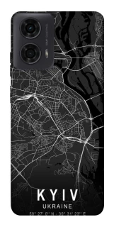 Чехол на Motorola Moto G04 Kyiv map фото 1 из 1