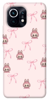 Чехол на Xiaomi Mi 11 Pink bows and Labubus фото 1 из 1