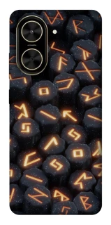 Чехол на Xiaomi Poco C71 Огненые руны фото 1 из 1