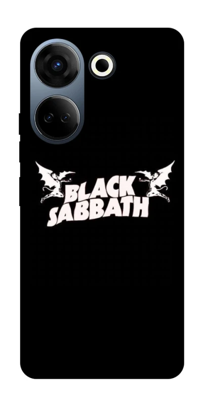 Чохол на TECNO Camon 20 Pro (CK7n) Black Sabbath logo ver.2 фото 1 Чохол на TECNO Camon 20 Pro (CK7n) Black Sabbath logo ver.2 фото 1 з 1