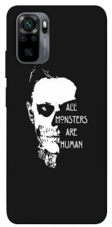 Чохол на Xiaomi Redmi Note 10 / Note 10s All Monsters are Human фото 1 з 1