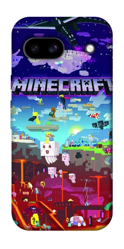 Чехол на Google Pixel 8a Minecraft world фото 1 из 1