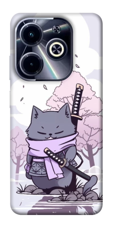 Чохол на Infinix Hot 40i Samurai cat фото 1 з 1
