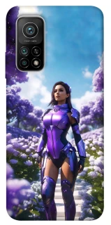 Чехол на Xiaomi Mi 10T Cyber space girl ver.4 фото 1 из 1
