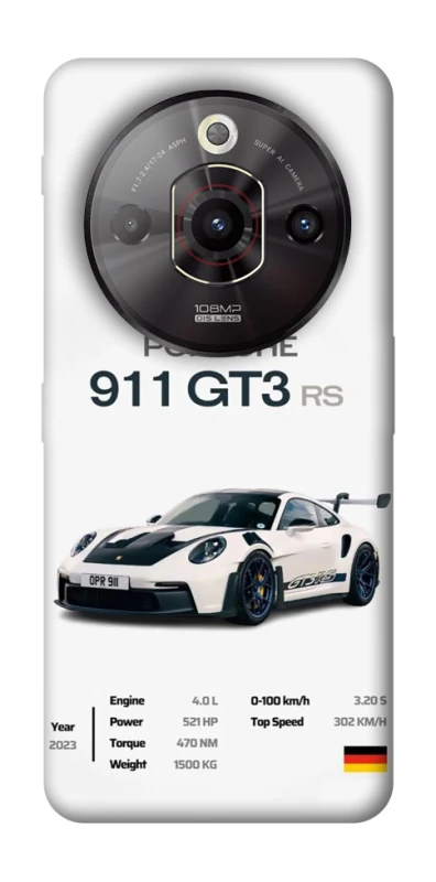 Чехол на ZTE Nubia Focus Pro Porsche 911 GT3 фото 1 из 1