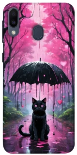Чохол на Samsung Galaxy M20 Black cat фото 1 з 1