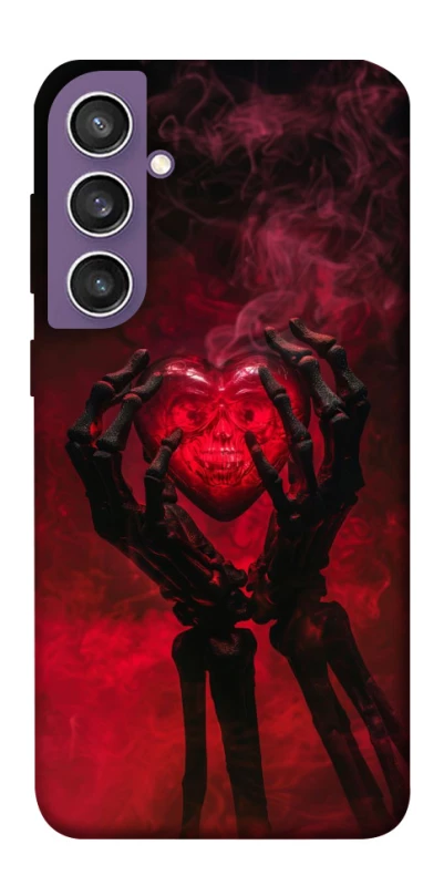 Чохол на Samsung Galaxy S23 FE Heart in the hands of a skeleton фото 1 з 1