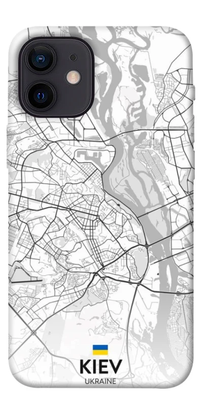 Чохол на Apple iPhone 12 mini (5.4") Kiev white map фото 1 з 1