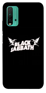 Чехол на Xiaomi Redmi Note 9 4G / Redmi 9 Power Black Sabbath logo ver.2 фото 1 из 1