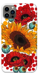 Чохол на Apple iPhone 12 Pro (6.1") Соняшники та маки фото 1 з 1