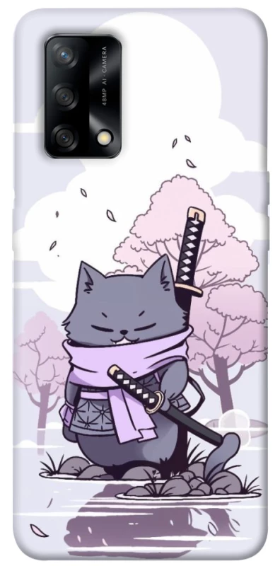Чохол на Oppo A74 4G Samurai cat фото 1 з 1
