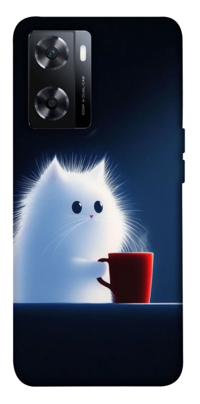 Чохол на OnePlus Nord N20 SE Чохол кіт з кавою фото 1 з 1