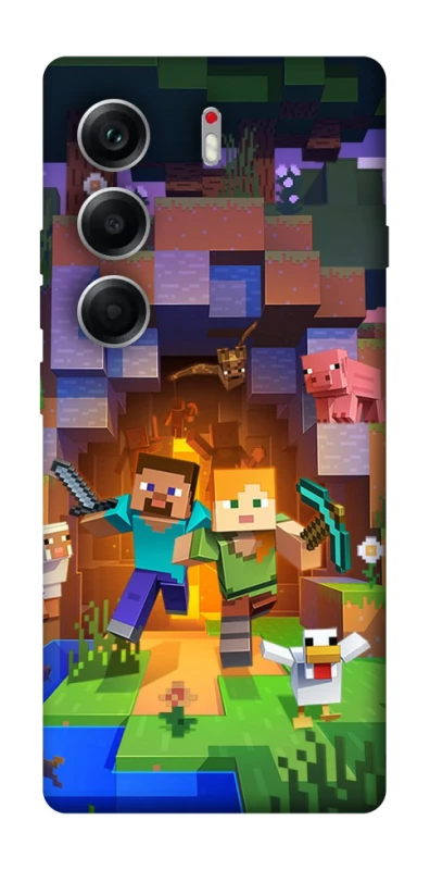 Чохол на Tecno Camon 40 Minecraft game фото 1 з 1