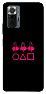 Чехол на Xiaomi Redmi Note 10 Pro squid game v3 фото 1 из 1