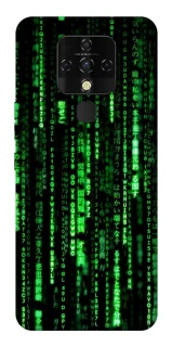 Чехол на TECNO Camon 16 SE Matrix Code фото 1 Чехол на TECNO Camon 16 SE Matrix Code фото 1 из 1