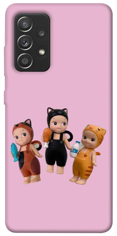 Чохол на Samsung Galaxy A52 4G / A52 5G Cat Cafe Trio фото 1 з 1