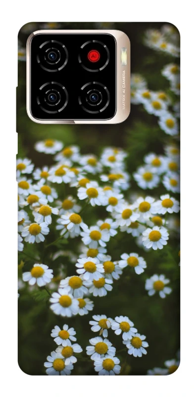 Чехол на ZTE Blade A56 Ромашки v13 фото 1 из 1