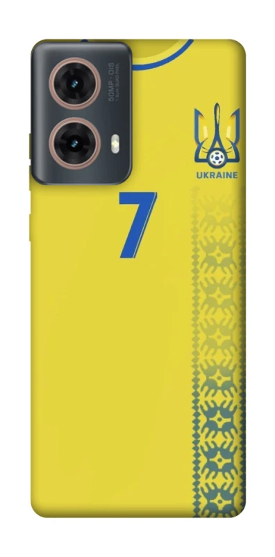 Чохол на Motorola Moto G85 UA-Football ver.3 фото 1 з 1