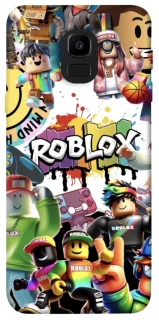 Чохол на Samsung J600F Galaxy J6 (2018) Roblox Characters Collage фото 1 з 1