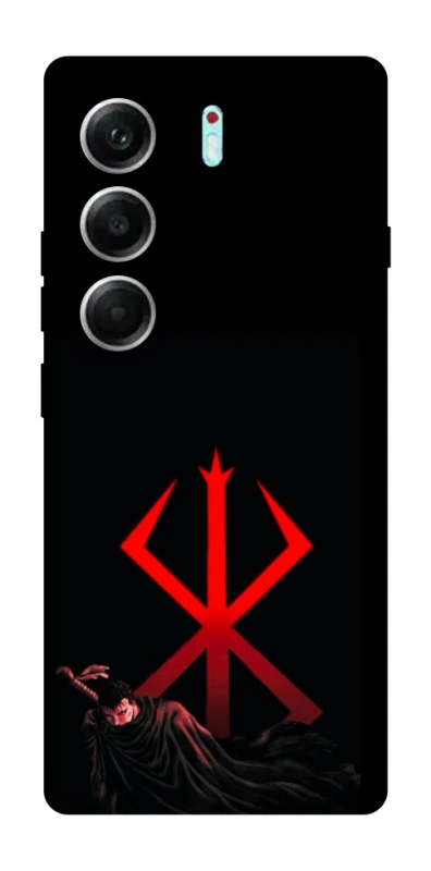 Чохол на Tecno Camon 40 Pro Berserk Red Logo фото 1 з 1