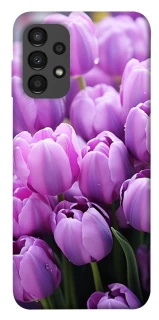 Чехол на Samsung Galaxy A13 4G Фиолетовые тюльпаны фото 1 из 1