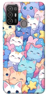 Чехол на ZTE Blade A52 Funny Kittens ver.3 фото 1 из 1