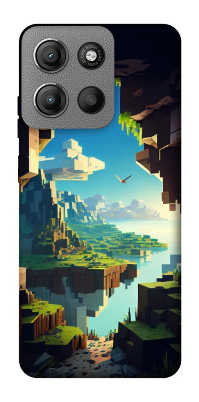 Чохол на Motorola Moto G15 Power Minecraft sunrise фото 1 з 1