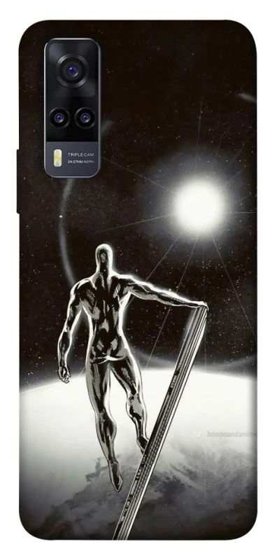 Чохол на Vivo Y31 Срібний серфер фото 1 з 1