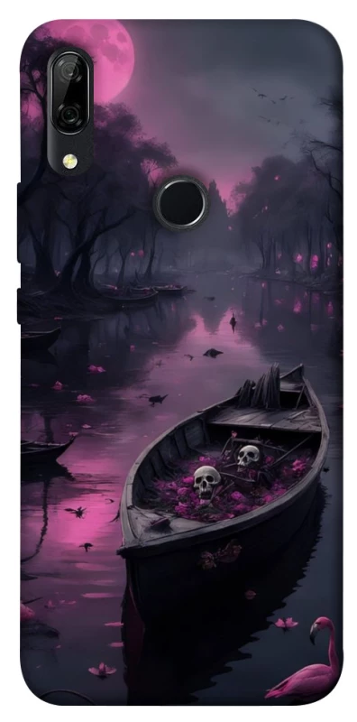 Чохол на Huawei P Smart Z Boat and flamingo фото 1 з 1