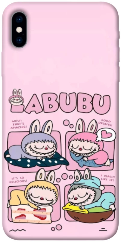 Чохол на Apple iPhone X (5.8") Labubu Dreams Collage фото 1 з 1