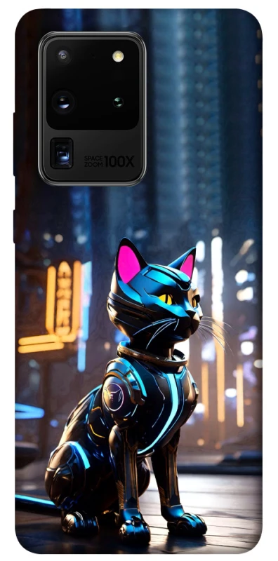 Чохол на Samsung Galaxy S20 Ultra Cyber cat фото 1 з 1