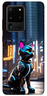 Чехол на Samsung Galaxy S20 Ultra Cyber cat фото 1 из 1
