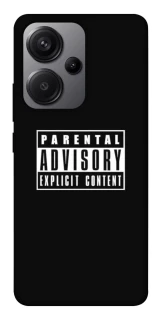 Чехол на Xiaomi Redmi Note 13 Pro+ Parental Advisory Label фото 1 из 1