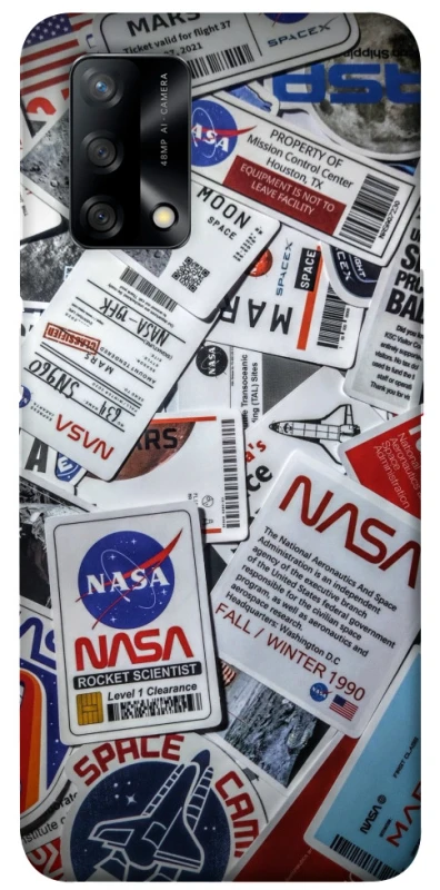 Чехол на Oppo A74 4G NASA ver.4 фото 1 из 1