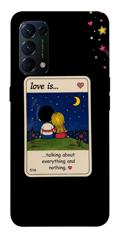 Чохол на Oppo Reno 5 4G Love is ver.6 фото 1 з 1