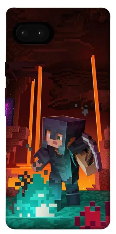Чехол на Google Pixel 7a Minecraft game adventure фото 1 из 1