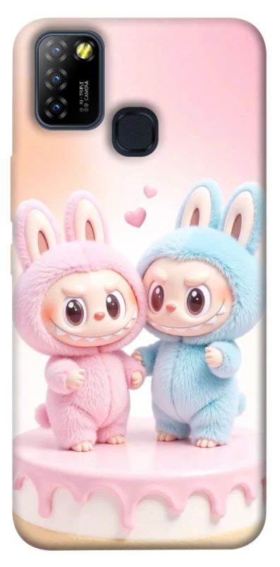 Чохол на Infinix Hot 10 Lite Labubu Twins фото 1 з 1