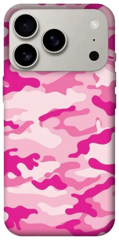 Чехол на Apple iPhone 18 Pro (6.3") camouflage pink фото 1 из 1