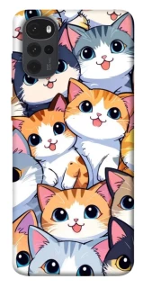 Чохол на Motorola Moto G22 Cute Cat v2 фото 1 з 1
