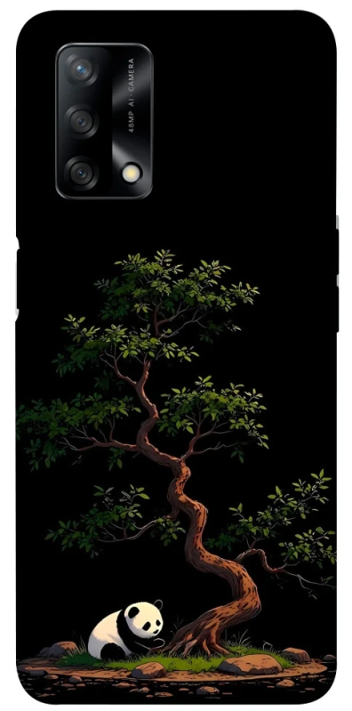 Чехол на Oppo A74 4G Panda and tree фото 1 из 1