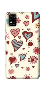 Чохол на ZTE Blade A31 Pretty hearts фото 1 з 1
